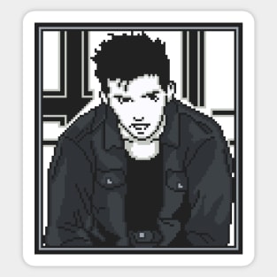 Resident Evil Chris Redfield Pixel Art Sticker